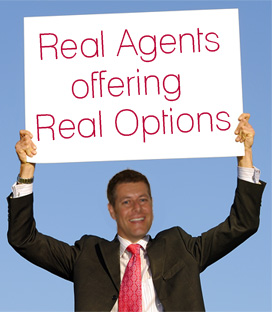 Real Agents offering Real Options